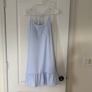 Crown & Ivy Blue Striped Dress